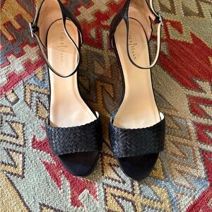 Cole Haan Rosalin Weave Wedge Sandals - Size 7
